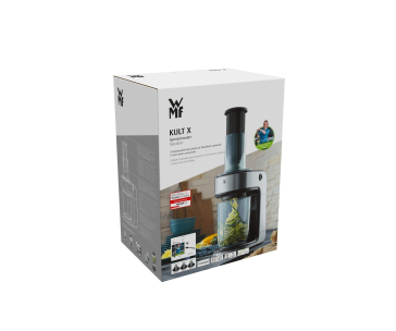 WMF Kult X spiralizér, 80 W, nádoba 1.25 l, krájecí nástavce, dětská pojistka