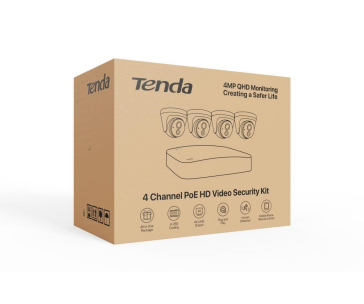 Tenda K4P-4CR Video PoE Security Kit 4MP