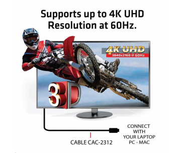 Club3D Kabel HDMI 2.0, High Speed 4K60Hz UHD (M/M), 5m