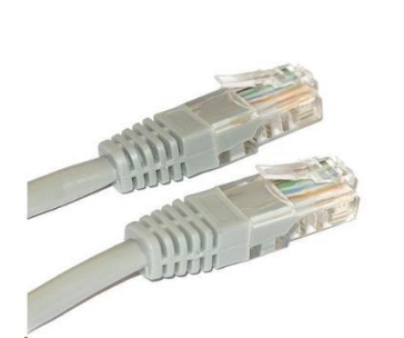 XtendLan patch kabel Cat6, UTP - 20m, šedý