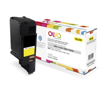 OWA Armor toner pro DELL 1250, 1350, 1355, C1760, C1765, 1400   Stran, 593-11143, žlutá/yellow