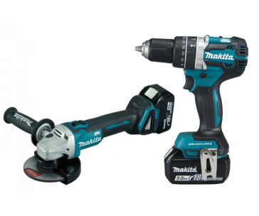 Makita DLX2210TJ1 Aku sada DGA506+DHP484 Li-ion LXT 18V/5,0Ah