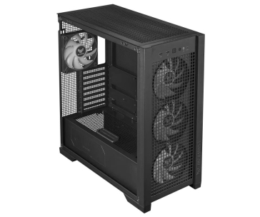 ASUS case TUF GAMING CASE (GT302) TG, Mid Tower, 4x 140mm ARGB Fan, černá