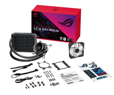 ASUS vodní chladič CPU AIO ROG STRIX LC II 120 ARGB, 1x120mm