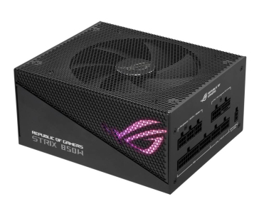 BAZAR - ASUS zdroj ROG STRIX 850W Gold Aura Edition, 850W, 80+ Gold, ARGB - Po opravě (Komplet)