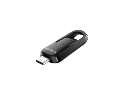 SanDisk Flash Disk 128GB Ultra Slider, USB-C 3.2, Černá