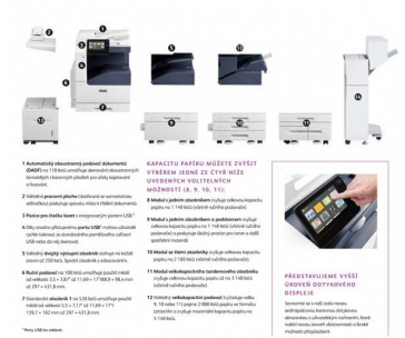 Xerox VersaLink B71xxV_D, ČB MFZ, A3, Duplex Copy/print/Scan PCL5c/6 DADF, NUTNÉ DOPLNIT O INICIALIZAČNÍ KIT