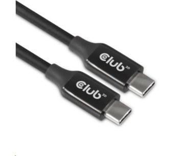 BAZAR Club3D Kabel USB 3.2 Gen2 Type-C to C Active Bi-directional (M/M) 8K60Hz, 5m - ROZBALENO