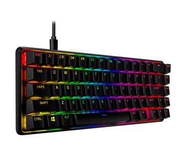 HyperX 65 Alloy Origins AQU Gaming Keyboard-US - Klávesnice