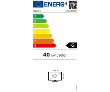 Philips MT VA LED 34" 34B1U5600CH/00 - VA panel, 3440x1440, HDMI, DP, USB-C, USB, LAN, repro, nast vyska, curved, webcam