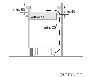 Bosch Serie 4 PUE611BB5E indukční varná deska, 4600 W, 4 varné zóny, časovač, 17 stupňů výkonu, černá