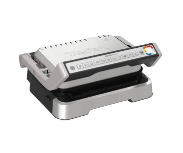 Tefal OptiGrill 2 v 1 GC772D30 Inox kontaktní gril, 2100 W, termostat, odkapávací nádobka, aplikace Tefal