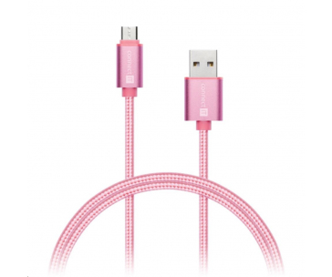 CONNECT IT Wirez Premium Metallic micro USB - USB, rose gold, 1m