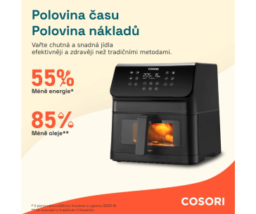 Cosori P653 PREMIUM II Plus Chef edition 6,2l horkovzdušná fritéza