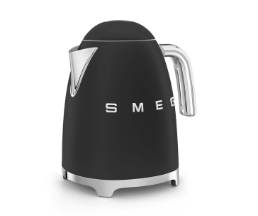 Smeg KLF03BLMEU, rychlovarná konvice, 1,7 l, (7 šálků), 2400 W, styl 50. let, matná černá