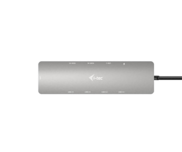 BAZAR - i-tec USB-C Metal Nano 2x HDMI Docking Station, PD 100W - Poškozený obal (Komplet)