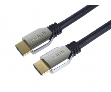 PREMIUMCORD Kabel HDMI 2.1 High Speed + Ethernet kabel (Zinc Alloy krytky, zlacené konektory) 3m