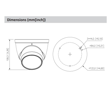 Dahua IPC-HDW5241T-ZE-27135, IP kamera, 2Mpx, 1/2,8" CMOS, objektiv 2,7-13,5 mm, IR<40, IP67