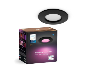 PHILIPS Hue bodové světlo WACA Slim S, 1000lm, 8,3W, černá