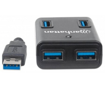 MANHATTAN USB 3.0 Hub, 4 Ports, Bus Power