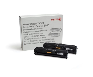 Xerox Toner Black pro Phaser 3020/3025 Dual pack (3000 str) - POŠKOZENÝ OBAL - BAZAR