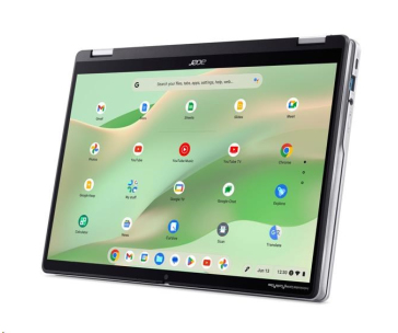 ACER NTB Chromebook Plus Spin 714 (CP714-1HN-59L1), Core Ultra 5 115U,14"WUXGA,8GB,256GB SSD,Intel,Chrome,Gray