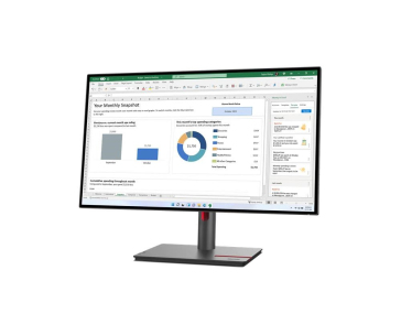 LENOVO LCD P24Q-30 - 23.8",IPS,matný,16:9,2560x1440,178/178,4ms/6ms,300cmd,1000:1,HDMI,DP,VESA,Pivot