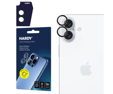 3mk Hardy Lens Protection Pro pro iPhone 16/16 Plus Black