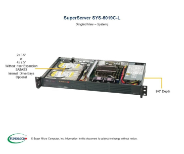 BUNDLE SUPERMICRO SuperServer 5019C-L