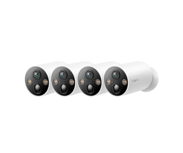 TP-Link Tapo C425 set 4x venkovní kamera C425 (4MP, 2K QHD, 1440p, IR 15m, WiFi, micro SD card, IP66)