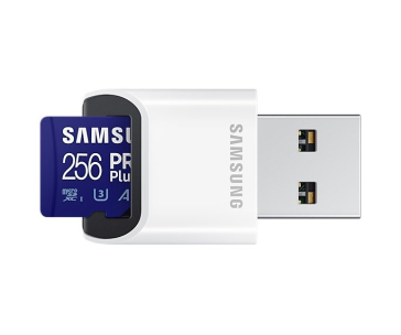 Samsung micro SDXC karta 256GB PRO Plus + USB adaptér