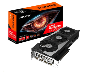 GIGABYTE VGA AMD Radeon RX 6650 XT GAMING OC 8G, 8G GDDR6, 2xDP, 2xHDMI