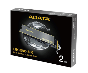 ADATA SSD 2TB LEGEND 850, PCIe Gen4 x4, M.2 2280, (R:5000/ W:4500MB/s)