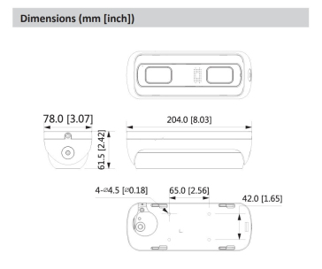 Dahua IPC-HDW8341X-BV-3D-0280B, IP kamera, 3Mpx, 1/2.8” CMOS, objektiv 2,8 mm, IR<20, IP67, IK10