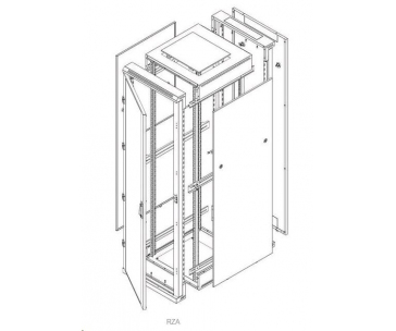 TRITON 19" stojanový rozvaděč 32U/800x1000, rozebíratelný