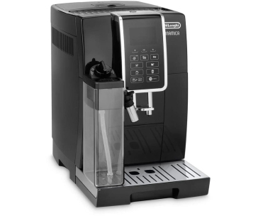 DeLonghi Dinamica ECAM 350.55.B automatický kávovar, 15 bar, vestavěný mlýnek, mléčný systém, zásobník na mletou kávu