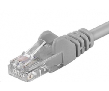 PREMIUMCORD Patch kabel UTP RJ45-RJ45 CAT5e 0.25m šedá