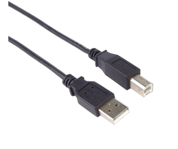 PremiumCord kabel USB 2.0, A-B, 0.5m, černá