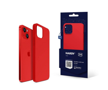 3mk Hardy Silicone MagCase pro Apple iPhone 13, Red