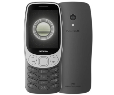 Nokia 3210 Dual SIM, 4G, černá, (CZ, SK, HU)