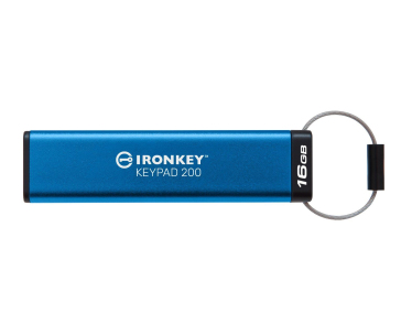 Kingston Flash Disk IronKey 16GB USB-C IronKey Keypad 200C, FIPS 140-3 Lvl 3 (Pending) AES-256