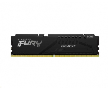 KINGSTON DIMM DDR5 16GB 5200MT/s CL40 FURY Beast Černá