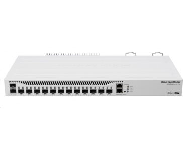 MikroTik Cloud Core Router, CCR2004-1G-12S+2XS, 1700MHz CPU, 4GB RAM, 1xLAN, 12x SFP+, 2x SFP28, vč. L6 licence