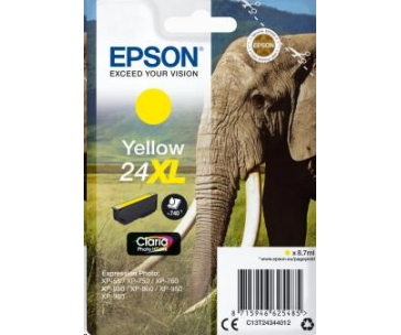 EPSON ink bar Singlepack "Slon" Yellow 24XL Claria Photo HD Ink