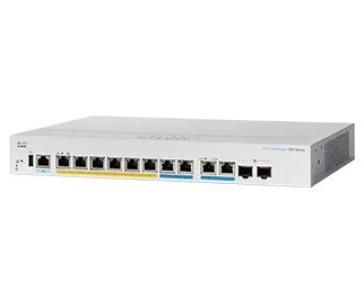 Cisco switch CBS350-8MGP-2X-EU (6xGbE,2x2,5GbE,2xMultigigabit/SFP+ combo,8xPoE+,124W,fanless) - REFRESH