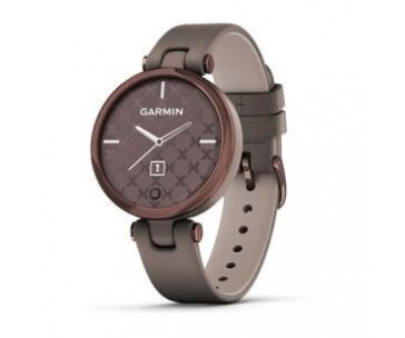 Garmin hodinky Lily Classic Dark Bronze/Paloma Leather Band