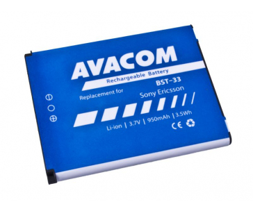 AVACOM baterie do mobilu Sony Ericsson K550i, K800, W900i Li-Ion 3,7V 950mAh (náhrada BST-33)