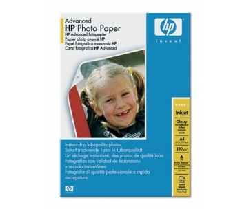 HP Advanced Glossy Photo Paper-25 sht/A4/210 x 297 mm, 250 g/m2, Q5456A