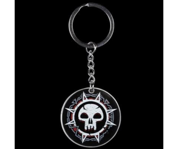 Konix Magic: The Gathering "Black Mana" Metal Keychain