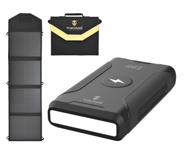 Viking outdoorová powerbanka VIDAR II, 72000 mAh, bezdrátové nabíjení + solární panel L60